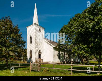 Orwell Presbyterian Church Orwell Corner Historic Village   Vernon Bridge, Prince Edward Island, CAN Stockfoto