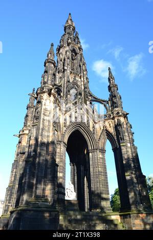 Scott Monument Edinburgh Schottland Stockfoto