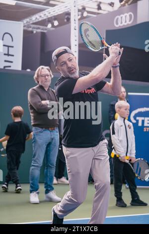 Stockholm, Schweden. Oktober 2023. Stockholm, Kungliga tennishallen, Kindertag. Alexander Krolund Credit: Daniel Bengtsson/Alamy Live News Stockfoto