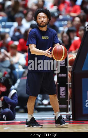 Yoyogi 1. Gymnasium, Tokio, Japan. Oktober 2023. Yuta Tabuse (Brex), 14. OKTOBER 2023 - Basketball: 2023-24 B.LEAGUE B1 Spiel zwischen Alvark Tokyo und Utsunomiya Brex im Yoyogi 1st Gymnasium, Tokio, Japan. Quelle: YUTAKA/AFLO SPORT/Alamy Live News Stockfoto