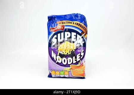 Batchelor's super Nudeln chinesischer Geschmack Stockfoto