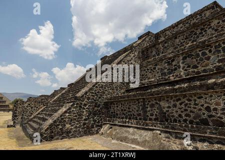 Piramides de Teotihuacan, Ciudad de México Stockfoto