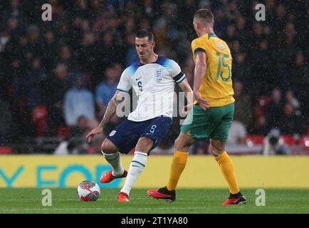 Lewis Dunk aus England & Brighton & Hove Albion. - England gegen Australien, internationales Freundschaftsspiel, Wembley Stadium, London, Großbritannien - 13. Oktober 2023. Nur redaktionelle Verwendung – es gelten Einschränkungen für DataCo Stockfoto