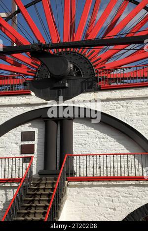 The Great Laxey Wheel (Lady Isabella), Laxey, Isle of man. Stockfoto