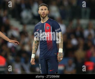 Sergio Ramos aus Paris Saint-Germain. - Paris Saint-Germain / Clermont, Ligue 1, Parc des Princes, Paris, Frankreich. - 3. Juni 2023. Stockfoto