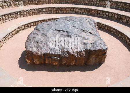 World Lagst Hoba Meteoritenzusammensetzung in Namibia Stockfoto
