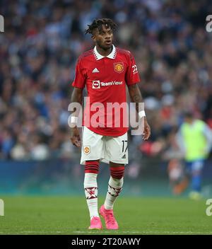 Fred aus Manchester United. - Brighton & Hove Albion gegen Manchester United, das Halbfinale des Emirates FA Cup, Wembley Stadium, London, Großbritannien - 23. April 2023. Nur redaktionelle Verwendung – es gelten Einschränkungen für DataCo. Stockfoto