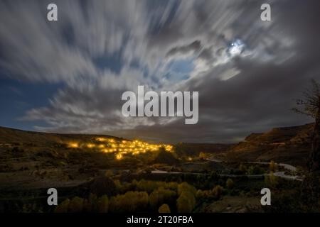 Die mittelalterliche Stadt Sepulveda in der Provinz Segovia, eine der schönsten Städte Spaniens Stockfoto