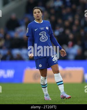 Sam Kerr von Chelsea Women. - Arsenal Women gegen Chelsea Women, FA Women's Continental Tyres League Cup Finale 2023, Selhurst Park Stadium, London, UK - 5. März 2023. Stockfoto