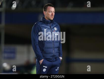 John Terry von Chelsea. - Chelsea U21 gegen Arsenal U21, Premier League, Kingsmeadow Stadium, London, UK - 27. Februar 2023. Nur redaktionelle Verwendung – es gelten Einschränkungen für DataCo Stockfoto