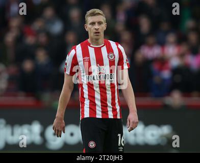 Ben Mee aus Brentford. - Brentford gegen Southampton, Premier League, Brentford Community Stadium, London, UK - 4. Februar 2023. Nur redaktionelle Verwendung – es gelten Einschränkungen für DataCo Stockfoto