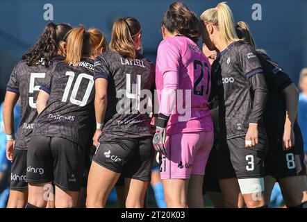 Joie Stadium, Sportcity, Manchester, England. Oktober 2023. Bristol City hat ein Team im Manchester City Women Football Club V Bristol City Women's Football Club im Joie Stadium, in der Barclays Women's Super League/Women’s Super League. (Kreditbild: ©Cody Froggatt/Alamy Live News) Stockfoto