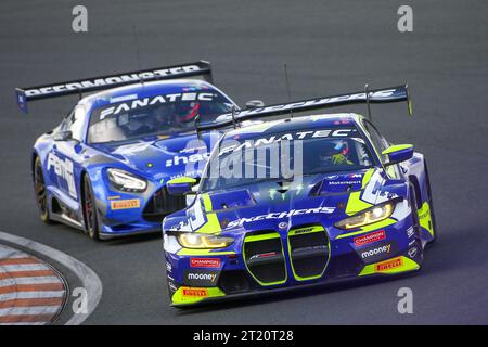 # 46, Zandvoort, NL Sonntag, 15. OKTOBER 2023: Valentino Rossi, Maxime Martine, Team WRT, BMW M4 GT3 Car, pro, während der Rennen des Zandvoort Sprint Cup Rennen am 15. Oktober. Das Team WRT fährt in der pro-Klasse in der Fanatec GT World Challenge Europe Powered by AWS auf der Strecke Zandvoort, gebührenpflichtiges Bild, Foto Copyright © ATP Geert FRANQUET (FRANQUET Geert / ATP / SPP) Stockfoto