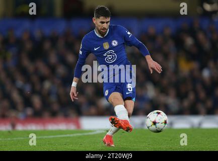 Jorginho von Chelsea. - Chelsea gegen Dinamo Zagreb, UEFA Champions League, Gruppe E, Stamford Bridge, London, Großbritannien – 2. November 2022 nur redaktionelle Verwendung – es gelten Einschränkungen für DataCo Stockfoto