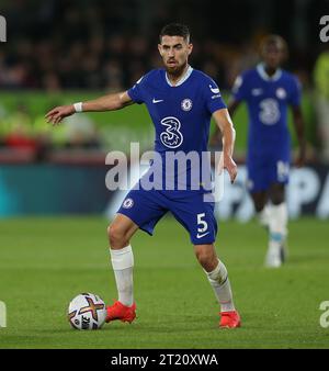 Jorginho von Chelsea. - Brentford gegen Chelsea, Premier League, Brentford Community Stadium, London, UK - 19. Oktober 2022 nur redaktionelle Verwendung - es gelten Einschränkungen für DataCo Stockfoto