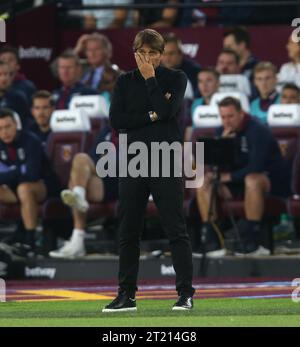 - West Ham United gegen Tottenham Hotspur, Premier League, London Stadium, London, UK - 31. August 2022 nur redaktionelle Verwendung - es gelten Einschränkungen für DataCo Stockfoto