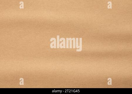 Textur aus Kraftpapier. Brauner Papphintergrund Stockfoto