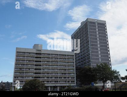 Virginia Court Wohnblock in Aberdeen, Großbritannien Stockfoto