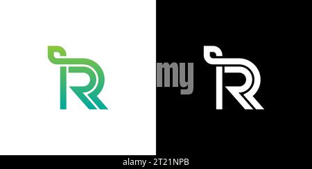 RR-Logo, RR-Monogramm, ursprüngliches RR-Logo, RR-Letter-Logo, Symbol, Vektor Stock Vektor