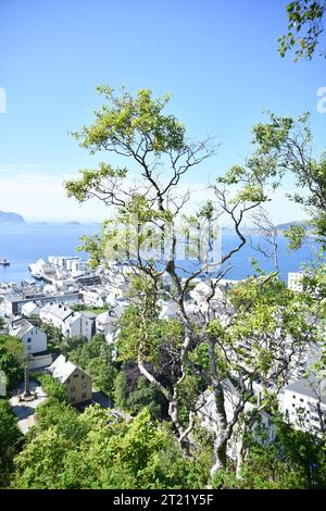 Sehenswürdigkeiten Stavanger, Maloy, Nordfjordeid City in Norwegen Stockfoto