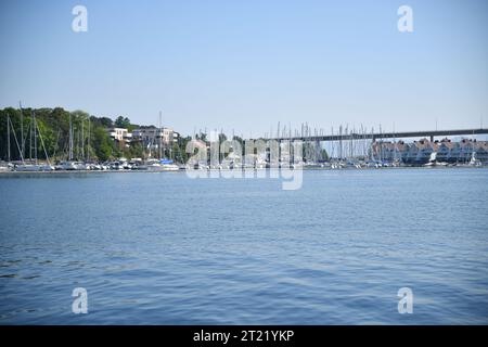 Sehenswürdigkeiten Stavanger, Maloy, Nordfjordeid City in Norwegen Stockfoto