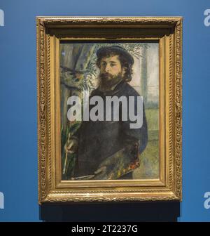 Porträt von Claude Monet von Renoir Stockfoto