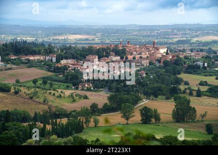 Torrita di Siena, historische Stadt in der Toskana, Italien Stockfoto