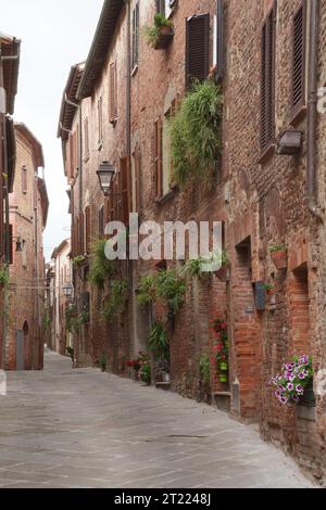 Torrita di Siena, historische Stadt in der Toskana, Italien Stockfoto