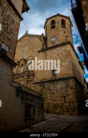 Straßen von Beceite (Beseit), Teruel, Aragon, Spanien Stockfoto