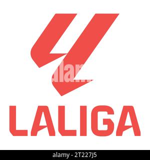 LaLiga Neues buntes Logo Spanisch Profi Fußball Liga System, Vektor-Illustration abstraktes Bild Stock Vektor