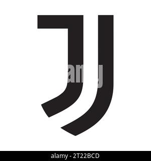 Juventus FC Buntes Logo italienischer Profi-Fußballverein, Vektor-Illustration abstraktes Bild Stock Vektor