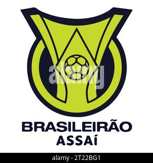 Brasilianische Serie Ein buntes Logo brasilianisches Profi-Fußball-Ligasystem, Vektor-Illustration abstraktes Bild Stock Vektor