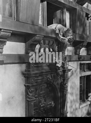 DOUGLAS FAIRBANKS und MARGUERITE DE LA MOTTE in einer Szene aus DER EISERNEN MASKE 1929 Regisseur ALLAN DWAN Story ELTON THOMAS United Künstler Stockfoto