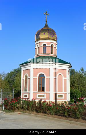 Die Kapelle der Alexander-Newski-Kirche in der Festung Tighina aus dem 15. Jahrhundert in Bender (Transnistrien), Moldau Stockfoto