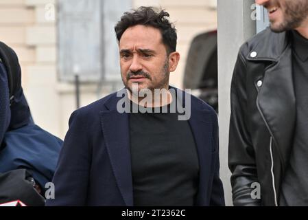 Lyon, Frankreich. Oktober 2023. Juan Antonio Bayona besuchte die Premiere des Films Society of the Snow während des 15. Lumiere Film Festivals in Lyon, Frankreich am 16. Oktober 2023. Foto: Julien Reynaud/APS-Medias/ABACAPRESS.COM Credit: Abaca Press/Alamy Live News Stockfoto