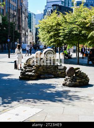 Aldgate temporäre Skulptur in London Stockfoto