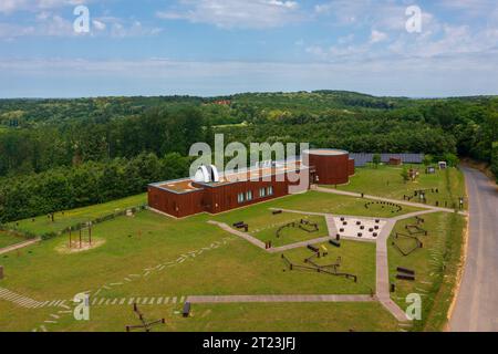 Aus der Vogelperspektive über das Sternpark Zselic im Komitat Baranya, Ungarn. Stockfoto