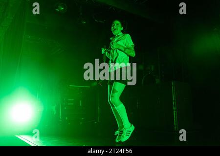 Seattle, USA. Oktober 2023. Sängerbischof Briggs bei Showbox SODO am 15. Oktober 2023 in Seattle, Washington (Foto: Daniel DeSlover/SIPA USA) Credit: SIPA USA/Alamy Live News Stockfoto