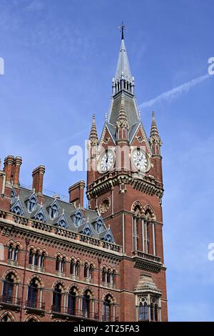 St Pancras Renaissance Hotel, Euston Road, London, Großbritannien Stockfoto