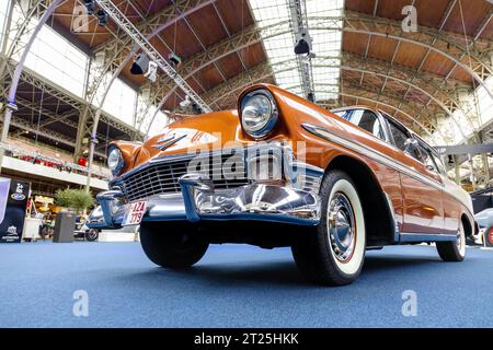 1950er Jahre Chevrolet Bel Air, Autoworld Museum, Brüssel, Belgien Stockfoto