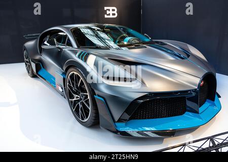 2020 Bugatti Divo Sportwagen, Autoworld Museum, Brüssel, Belgien Stockfoto