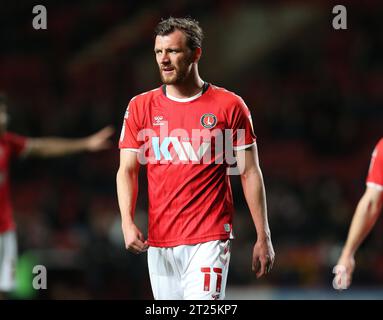 Alex Gilbey von Charlton Athletic gegen Gillingham. - Charlton Athletic V Gillingham, Sky Bet League One, The Valley, London, UK - 15. März 2022 nur redaktionelle Verwendung - es gelten Einschränkungen bei DataCo Stockfoto