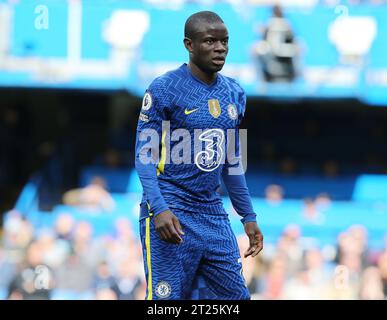 Ngolo Kante von Chelsea gegen Brentford. - Chelsea/Brentford, Premier League, Stamford Bridge, London, UK - 2. April 2022 nur redaktionelle Verwendung - es gelten Einschränkungen für DataCo Stockfoto