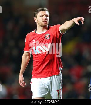 Alex Gilbey von Charlton Athletic gegen Gillingham. - Charlton Athletic V Gillingham, Sky Bet League One, The Valley, London, UK - 15. März 2022 nur redaktionelle Verwendung - es gelten Einschränkungen bei DataCo Stockfoto