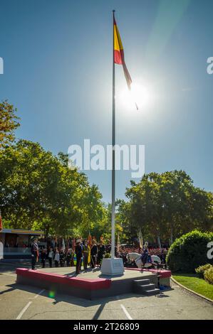 Rund 4.100 Soldaten nahmen an der Militärparade zum Nationalfeiertag Teil, darunter König Feli Stockfoto