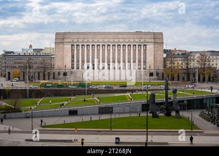 Parlamentsgebäude, Helsinki, Finnland Stockfoto