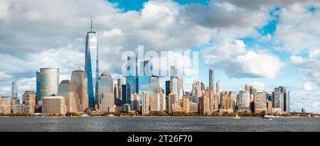 Panoramablick auf die Skyline von New york Stockfoto