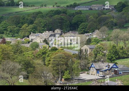 Das Dales Village von Lothersdale in North Yorkshire, England, Großbritannien Stockfoto