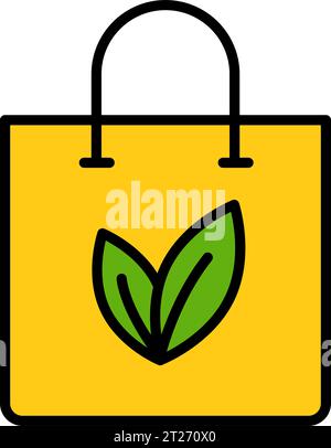 Farbsymbol für Seed-Paket. Einfaches Stilschild für mobiles Konzept und Webdesign. Flachvektorsymbol für Saatpflanzenpaket. Symbol, Logo-Abbildung. Vektordiagramm Stock Vektor