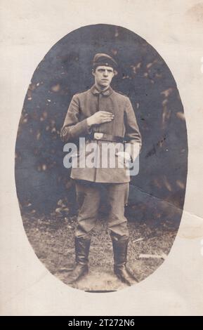 Josef Jakobs (* 1898) diente während des Ersten Weltkriegs als Soldat in der kaiserlichen Armee. Während des Zweiten Weltkriegs stürzte er als Spion mit dem Fallschirm nach England und wurde am 15. August 1941 im Tower of London hingerichtet. Stockfoto